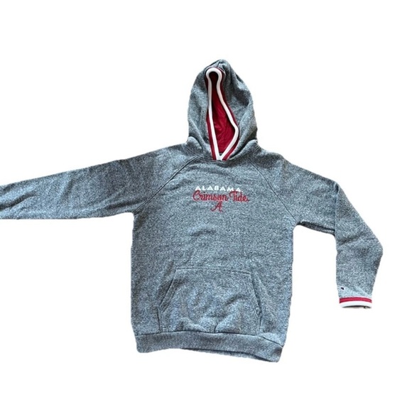 Champion Gray Alabama Crimson Tide women’s medium hoodie embroidered college - Picture 2 of 12